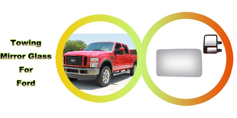 WLLW Mirror Glass fit for 13-14 F-150 08-20 F250 F350 F450 Super Duty 17-20 F550 Super Duty 16-21 F650 F750 Driver Side (Lower Convex) - Image 3